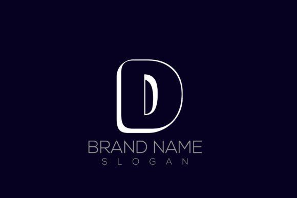3D D Logo Vector: Modern Design for Digital Brands