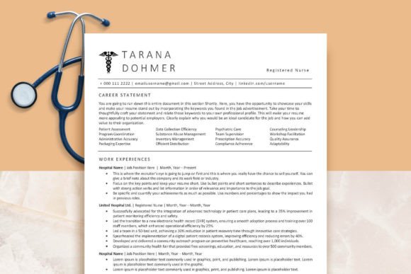 ATS Nurse Resume Template: A Smart Solution for Modern Nursing Careers