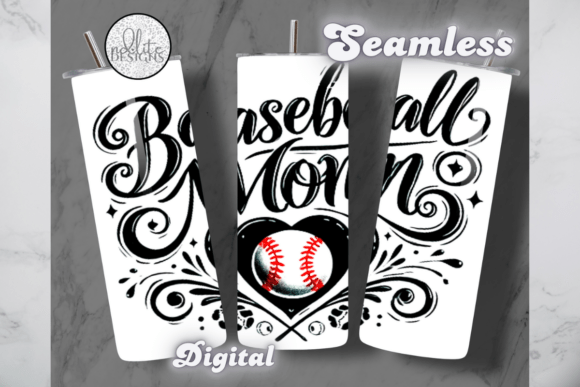 Celebrate Baseball Mom Style with a Seamless Tumbler Wrap