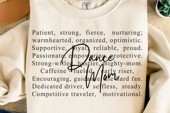 Dance Mom Png Svg, Dance Mom Words Png: Perfect Designs