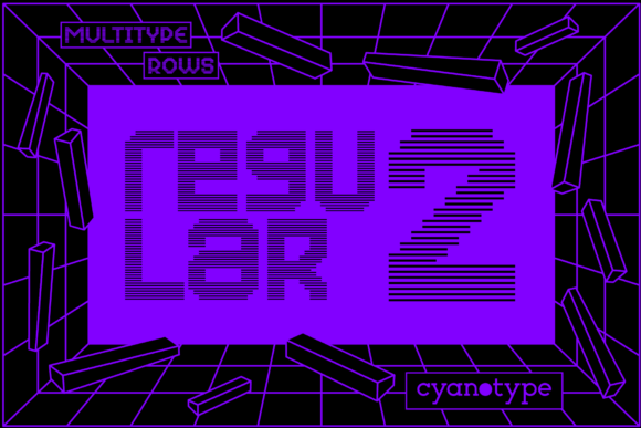 Discover the Pixelated Edge of MultiType Rows Regular 2