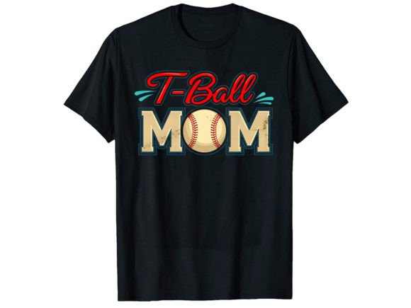 F-Ball Mom Baseball T-Shirt Design: A Creative Asset for Sports-Themed Projects