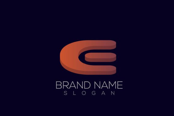 Premium 3D E Letter Vector Logo Design