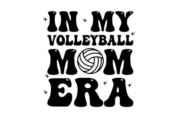 Retro Volleyball Mom Era Design: Game Day Spirit