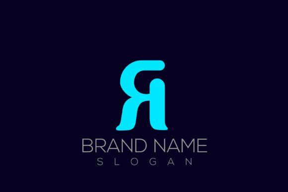 Reverse R Letter Logo: A Modern Design Asset