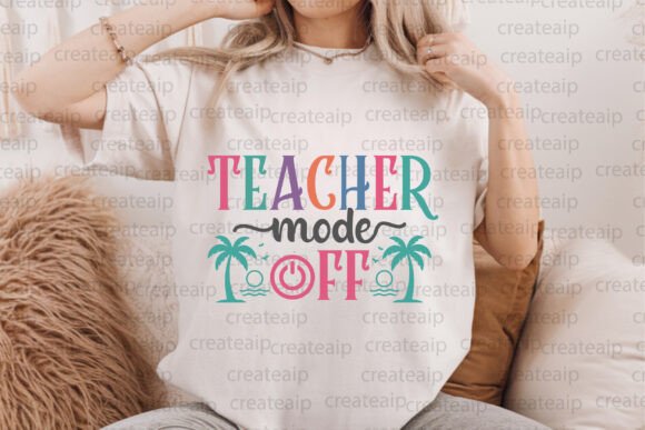 Summer Teacher Mode off PNG & Teacher SVG Design