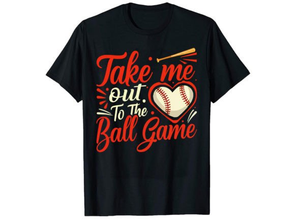 Take Me Out to the Ball Game T-Shirt Design
