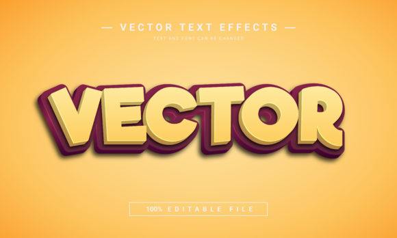 Unlock Dynamic Designs with a Vector Editable Text Effect