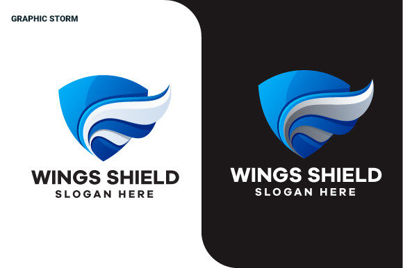 Wings Shield Logo Design: Bold Branding for Strong Identities