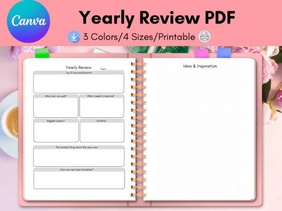 Yearly Review & Reflection: Your Annual Design Template